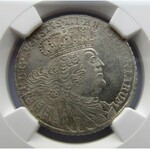 August III Sas, ort (18 groszy) 1753 E.C., Lipsk NGC MS61