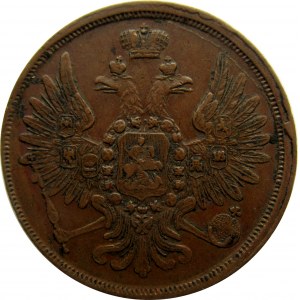 Rosja, Aleksander II, 3 kopiejki 1857 E.M., Jekaterinburg 