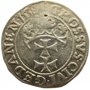 Zygmunt I Stary, 1 grosz 1538, Gdańsk