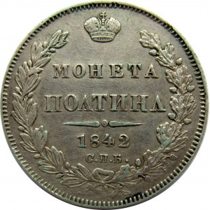 Rosja, Mikołaj I, połtina 1842 A Cz, Petersburg