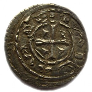 Węgry, Koloman, denar 1 połowa XII wieku, srebro