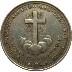 Watykan, medal papieża Leona XIII 1888 rok