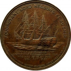 Wielka Brytania, medal admirał Nelson i okręt flagowy Foudroyant