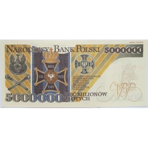 III RP, 5 000 000 złotych 1995, seria AB, UNC