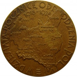Polska, medal-pamiątka wystawy 1929, Warszawa 1929, syg. Mennica Warszawska, średnica 55 mm