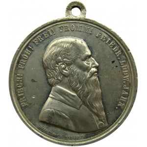 Niemcy, medal Friedrich Ludwik Jahn, Lipsk 1863