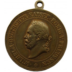 Niemcy, Wilhelm I, medal 25-lecie objęcia tronu Królestwa Prus, 1886 r.