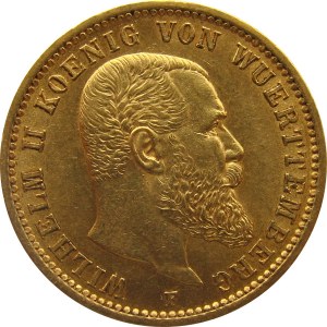 Niemcy, Wirtembergia, Wilhelm II, 20 marek 1905 F, Stuttgart