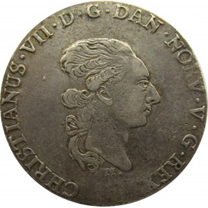 Niemcy/Szlezwik-Holsztyn/Dania, Christian VII, talar 1789 M, Altona
