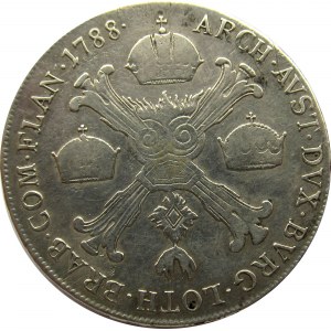Austria, Józef II, 1/2 talara 1788 A, Wiedeń