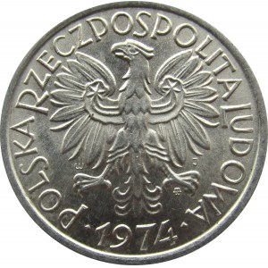 Polska, PRL, Jagody, 2 złote 1974, UNC