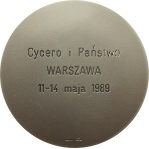 Włochy/Polska, Cycero i Państwo, warszawa 11-14 maja 1898, medal, srebro 