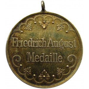 Niemcy, Saksonia, Fryderyk August, medal za zasługi wojenne