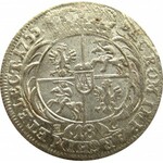 August III Sas, ort (18 groszy) 1755 E.C., UNC