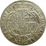 August III Sas, ort (18 groszy) 1756 E.C., UNC