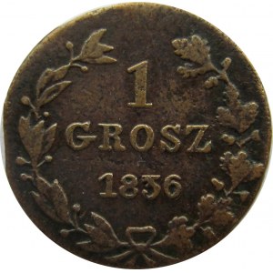 Mikołaj I, 1 grosz 1836 MW, Warszawa
