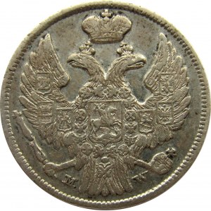 Mikołaj I, 15 kopiejek/1 złoty 1837 MW, Warszawa