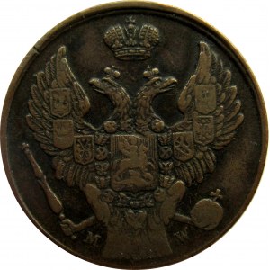 Mikołaj I, 3 grosze 1835 MW, Warszawa, Rzadkie - R2!