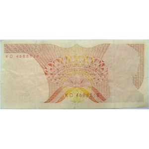 Polska, PRL, 100 złotych 1982, seria KD destrukt bez nadruku głównego