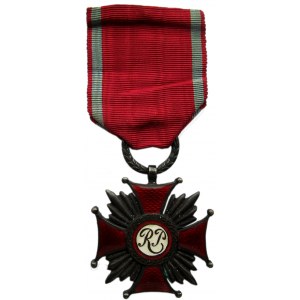 Polska, II RP, Srebrny Krzyż Zasługi nr 1432, nadanie 1928, wyk. W. Gontarczyk