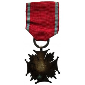 Polska, II RP, Srebrny Krzyż Zasługi nr 1432, nadanie 1928, wyk. W. Gontarczyk
