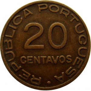 Mozambik, 20 centavos 1936, rzadkie