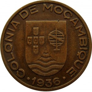 Mozambik, 20 centavos 1936, rzadkie