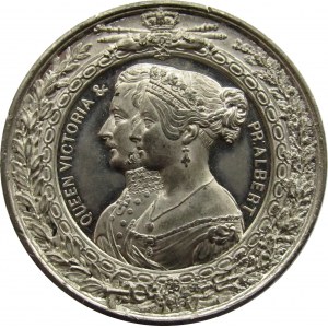 Wielka Brytania, medal Wiktoria i Ks. Albert, wystawa przemysłowa w Londynie 1851
