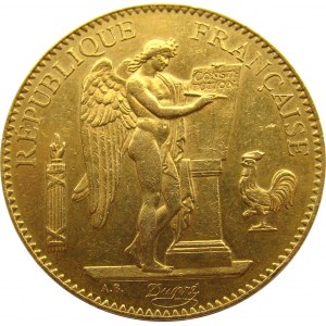 Francja, III Republika, 100 franków 1881, Paryż, rzadkie