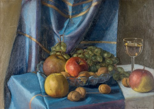 Władysław SERAFIN (1905-1988), Martwa natura z owocami