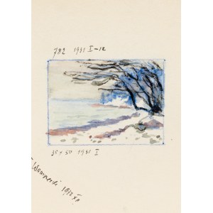 Soter August JAXA-MAŁACHOWSKI (1867-1952), Zima nad Bałtykiem, 1931