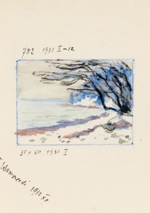 Soter August JAXA-MAŁACHOWSKI (1867-1952), Zima nad Bałtykiem, 1931