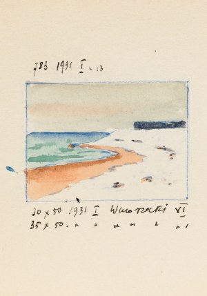 Soter August JAXA-MAŁACHOWSKI (1867-1952), Zima nad Bałtykiem, 1931