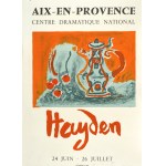 Henryk HAYDEN (1883-1970), Martwa natura z dzbankiem - Plakat wystawy artysty w Centre Dramatique National ( AIX - EN - PROVENCE) w 1966 roku - kompozycja na plakacie z ok. 1960
