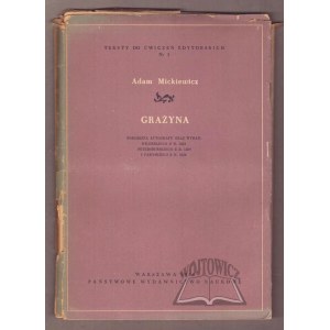 (MICKIEWICZ Adam), Grażyna.