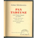MICKIEWICZ Adam, Pan Tadeusz