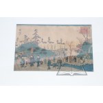 HIROSHIGE UTAGAWA (1797-1858)., Drzeworyt japoński.