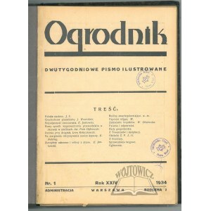 OGRODNIK. Dwutygodniowe pismo ilustrowane.