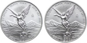 Mexico, Libertad, 1/2 onza 2018 (2pc).