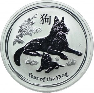 Australia, $1 2018 Year of the Dog