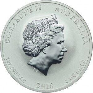 Australia, $1 2018 Year of the Dog