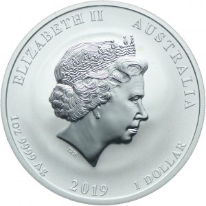 Australia, $1 2019 Year of the Pig