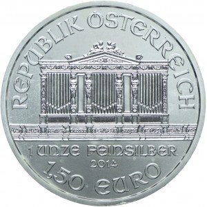 Austria, 1,5 euro 2014 Filharmonia