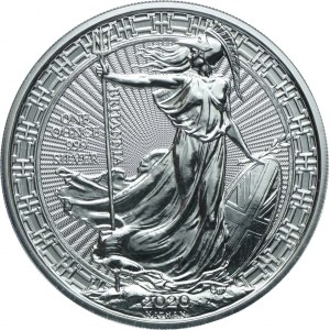 Wielka Brytania, 2 funty 2020 Britannia