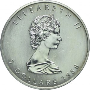 Canada, $5 1988