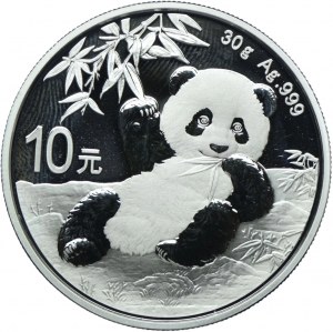 China, 10 yuan 2020 Panda