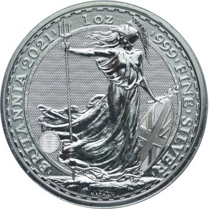 Wielka Brytania, 2 funty 2021 Britannia