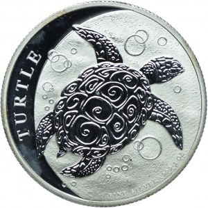 Niue, $2 2022 Turtle