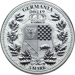 Germania Mint, 5 mark 2019 Allegories