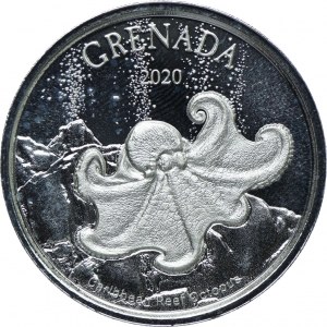 Grenada, $2 2020, Octopus